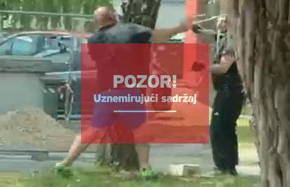 Strašna snimka iz Karlovca: Jedan mu razbio glavu bocom, drugi ga je mlatio šipkama!