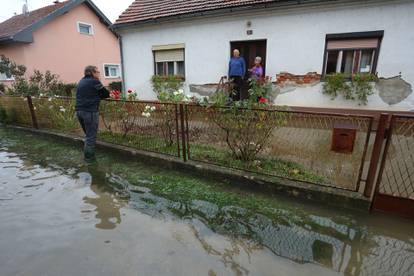 Poplavljeni Brodarci uz rijeku Kupu, ljudi spašavaju životinje