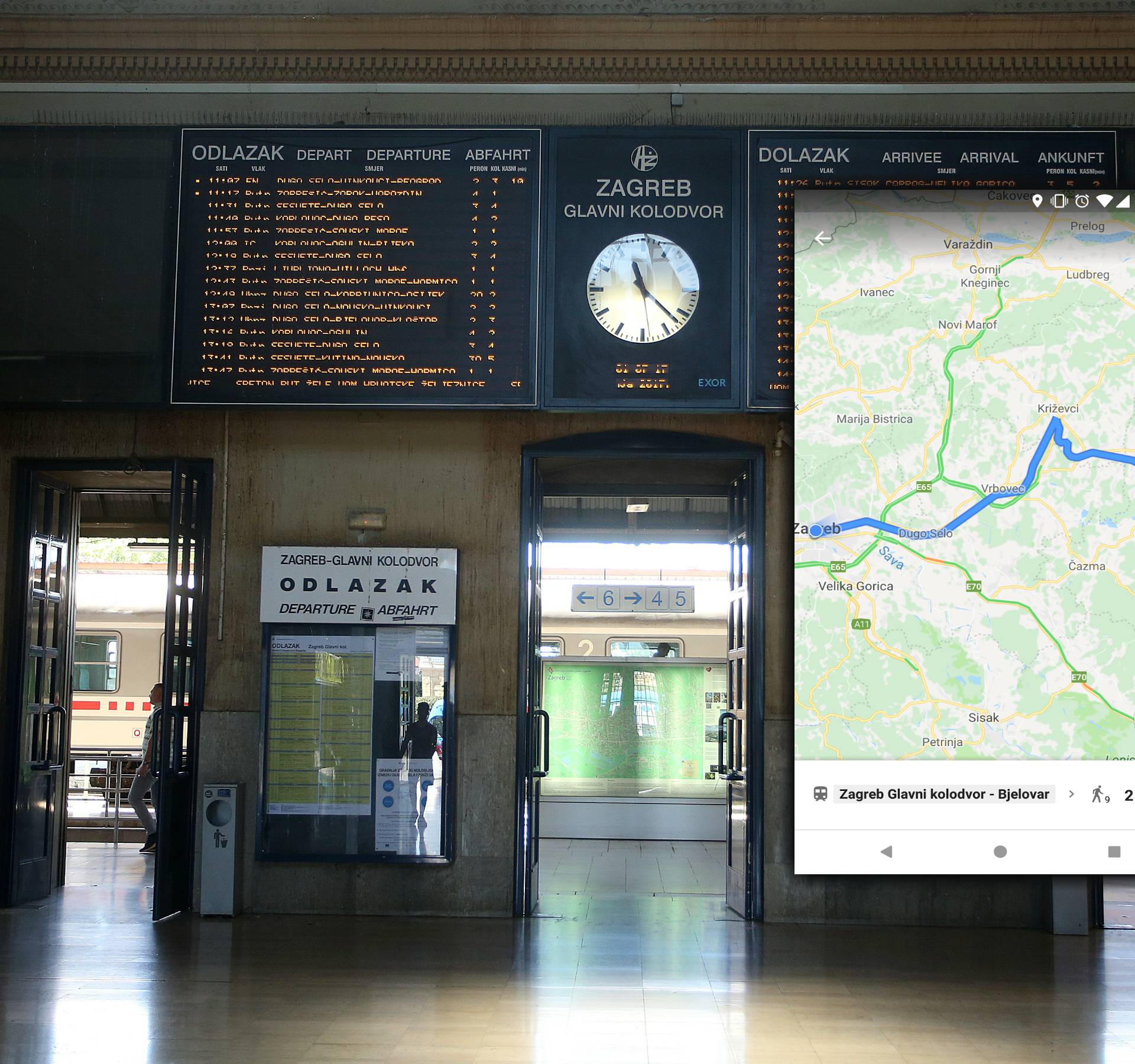 Preko Googlea i vlakom: HŽ-ov vozni red stigao u Google karte