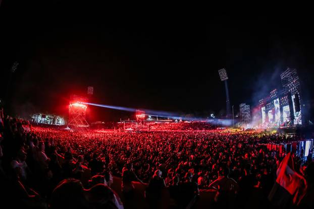Šibenik: Koncert Marka Perkovića Thomsona na Šibenskom Šubićevcu