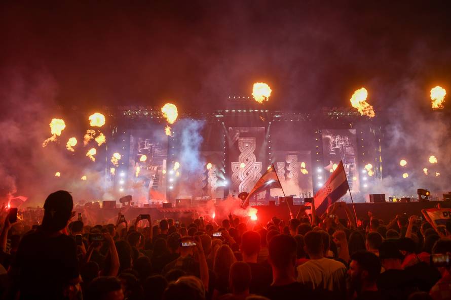 Veliki koncert Marka Perkovića Thompsona u Sinju