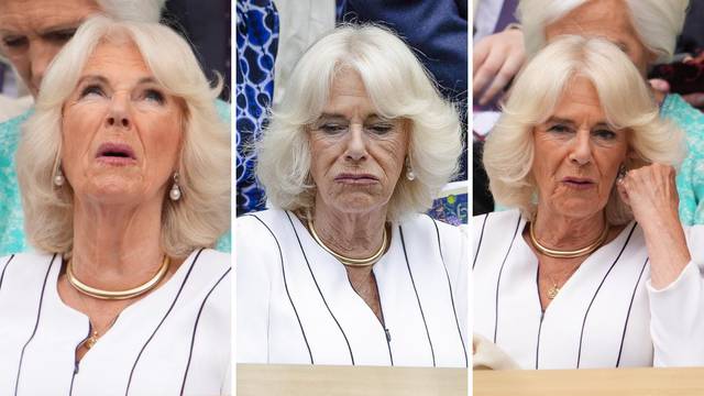 Kraljica Camilla postala hit na meču na Wimbledonu: Njezine ekspresije lica sve su nasmijale