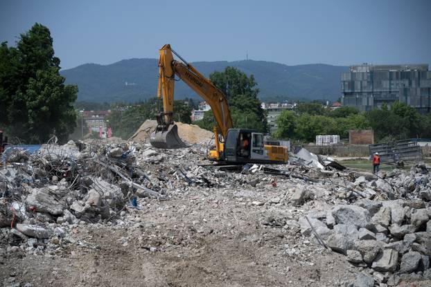 Zagreb: Rušenje stadiona u Kranjčevićevoj
