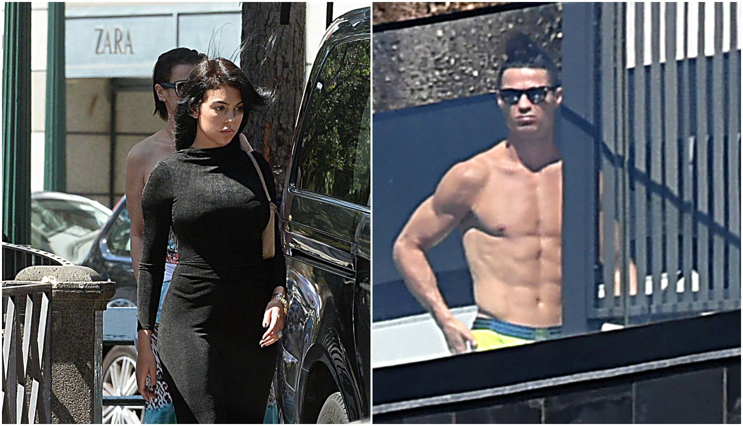 Ronaldo u karanteni 'pločice' sunča, a Georgina u shoppingu