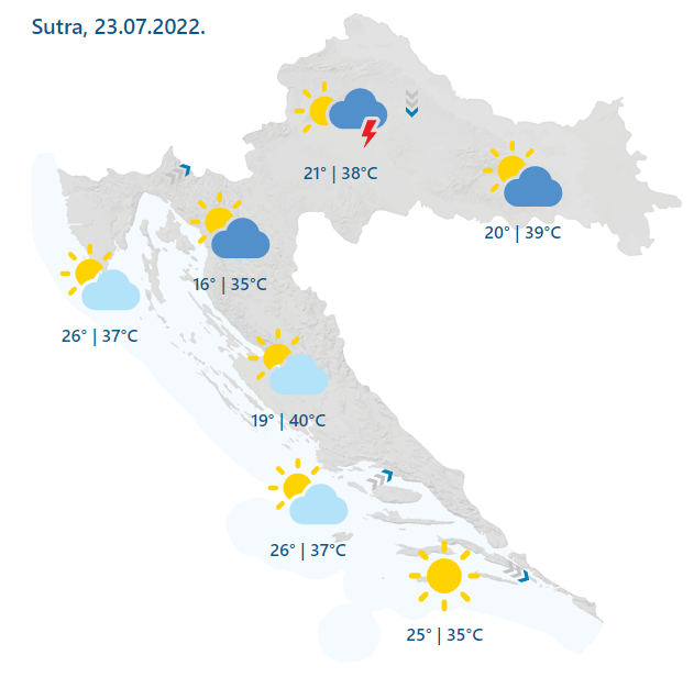 Vrhunac toplinskog vala: Danas idemo i do 40 stupnjeva, evo koji će gradovi biti najtopliji