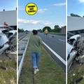 FOTO Nova teška nesreća na A3 kod Samobora. Smrskani auti, stigao i medicinski helikopter