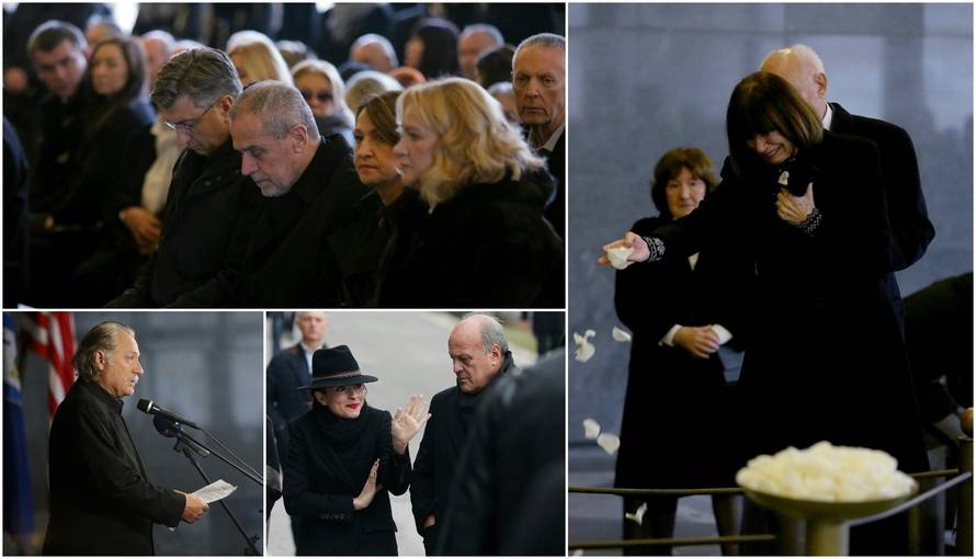 Suze na Lustigovu sprovodu: 'Borio se, ali nas je napustio'