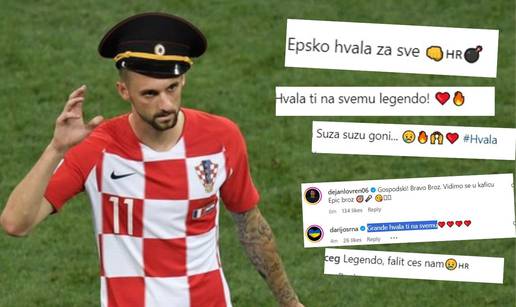 Navijači 'zatrpali' Brozovića komentarima: 'Doktore, bilo je epski!'. Javili se Srna, Lovren...