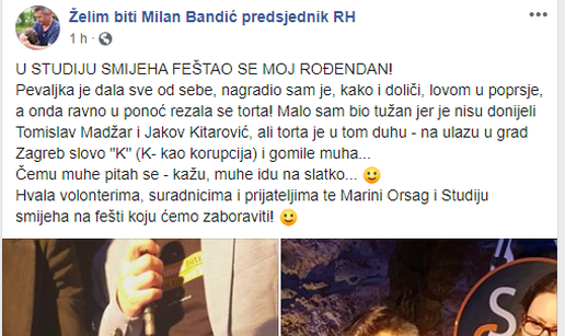 'Tužan san jer mi tortu nisu donijeli  Madžar i Kitarović...'