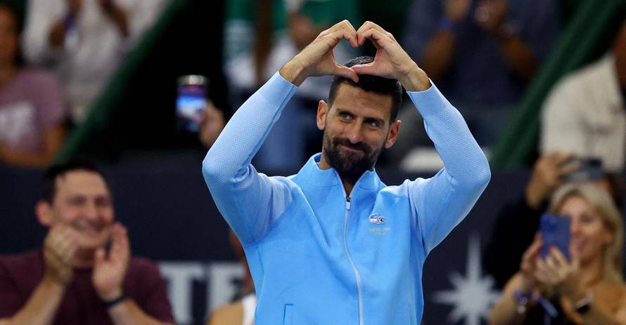 Exhibition - Juan Martin del Potro v Novak Djokovic