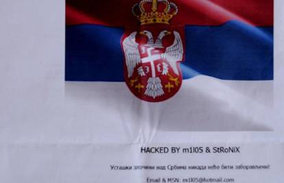 Hakeri na portal novigradskog HDZ-a stavili srpsku zastavu