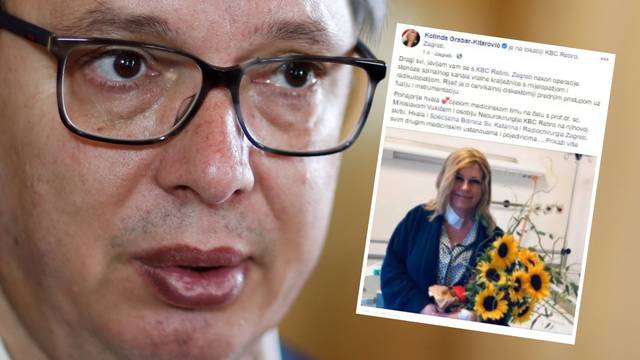 Aleksandar Vučić na Facebooku zaželio Kolindi brz oporavak