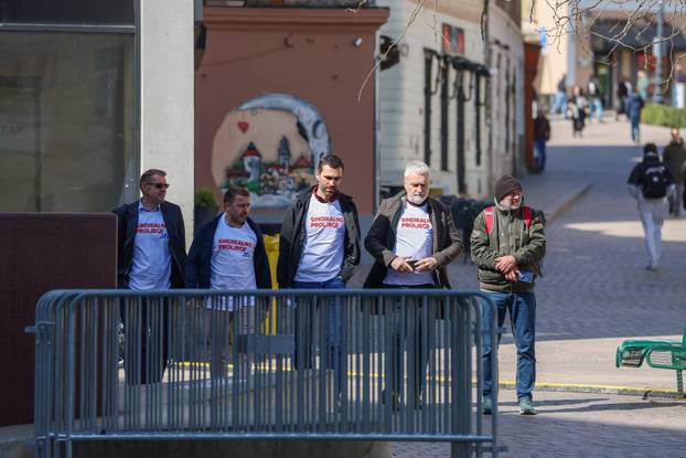 Zagreb: Predstavnici &scaron;est sindikata javnih slu&zcaron;bi odr&zcaron;atli su konferenciju za medije na temu "Sindikalno prolje&cacute;e po&ccaron;inje"