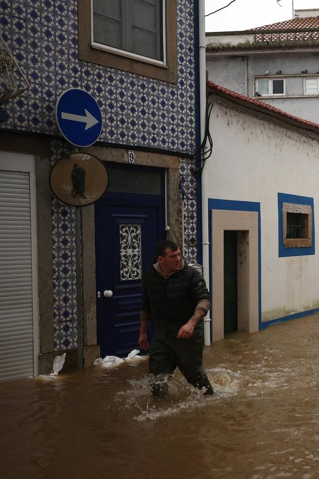 Storm Leo reaches Alcacer do Sal