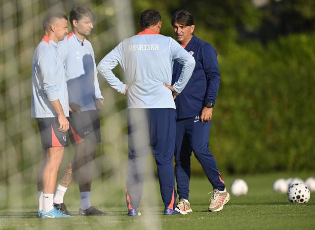 Zagreb: Trening nogometaša hrvatske nogometne reprezetacije