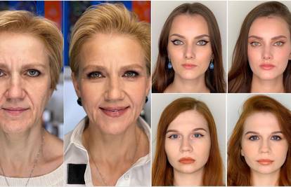 Žene se šminkale same, pa isti 'look' napravila profesionalka: Pogledajte razlike u make-upu