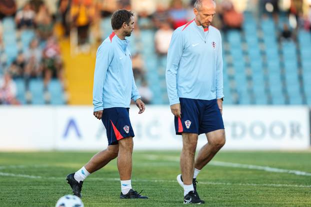 Karlovac: Znatno mršaviji Niko Kranjčar na utakmici U-21 reprezentacije 