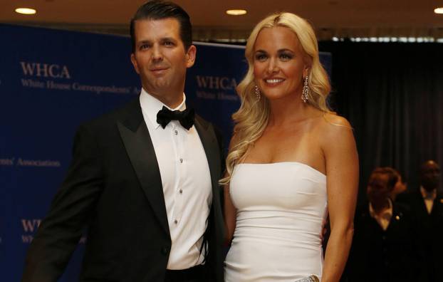 FILE PHOTO: Donald Trump Jr. and wife Vanessa arrive on the red carpet for the annual White House Correspondents Association Dinner in Washington