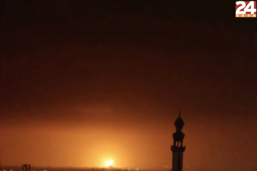 Eksplozije i dim nakon zračnog napada na Gazu: Izrael iz osvete granatirao Palestinu