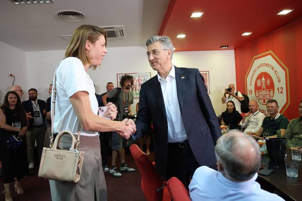 Split: Predsjednik Vlade Andrej Plenković na otvorenju Europskog prvenstva u ragbiju 7