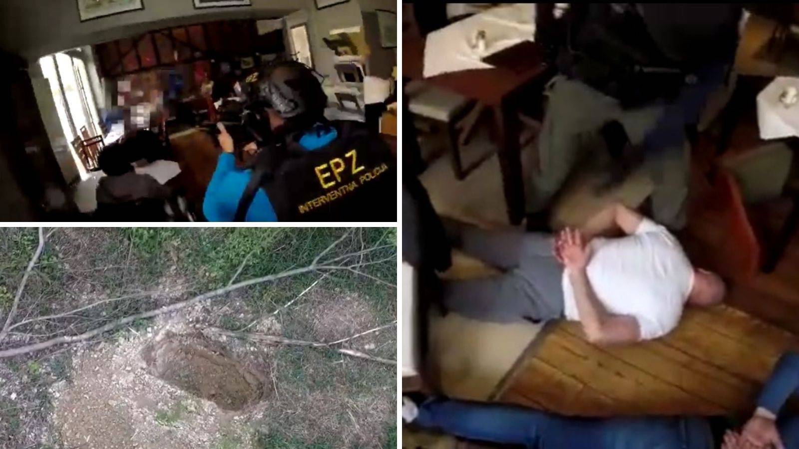 VIDEO Policija objavila snimku uhićenja bande i groba koji je žrtva morala sebi iskopati