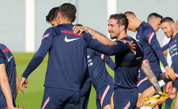 Hrvatski reprezentativci odradili još jedan trening u Rovinju