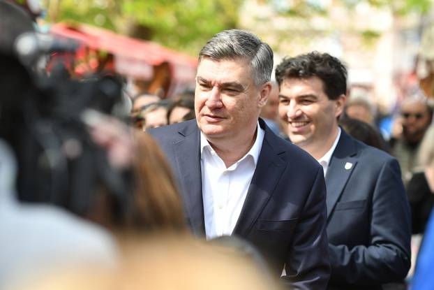 Predsjednik Milanović na manifestacijama u Koprivnici