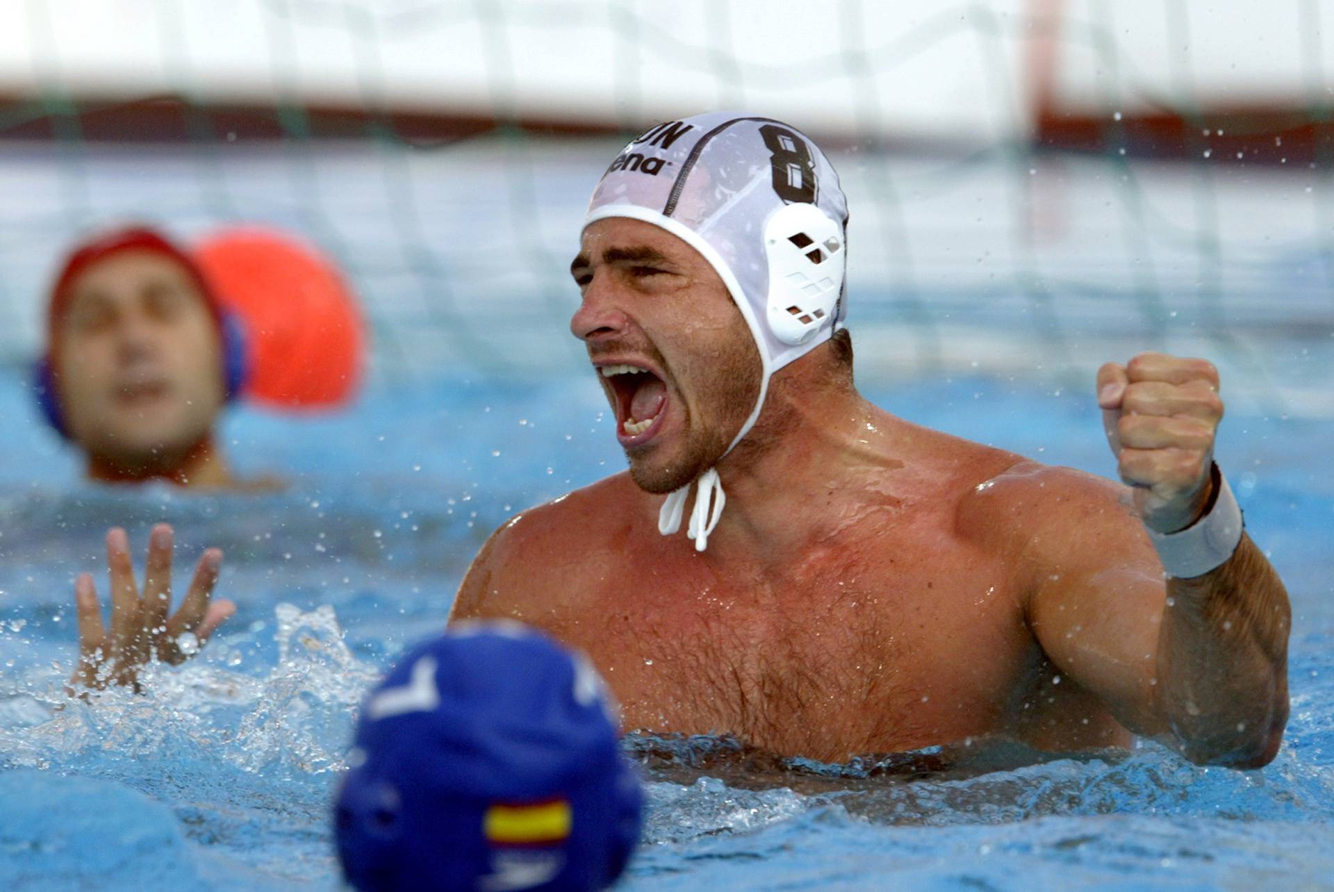 FILE PHOTO: HUNGARIAN TIBOR BENEDEK CELEBRATES HIS GOAL AGAINST SPAIN IN KRANJ