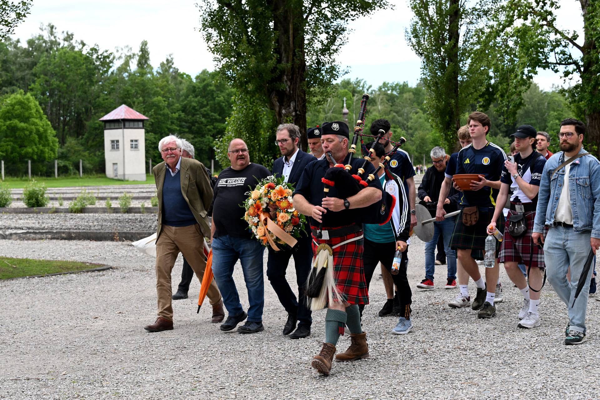 Euro 2024 - Germany stages 'Football and Remembrance' programme