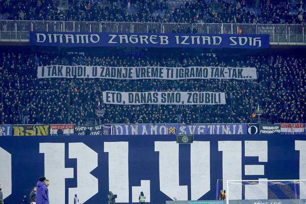 Zagreb: Navijači na utakmici GNK Dinamo - Celta Vigo