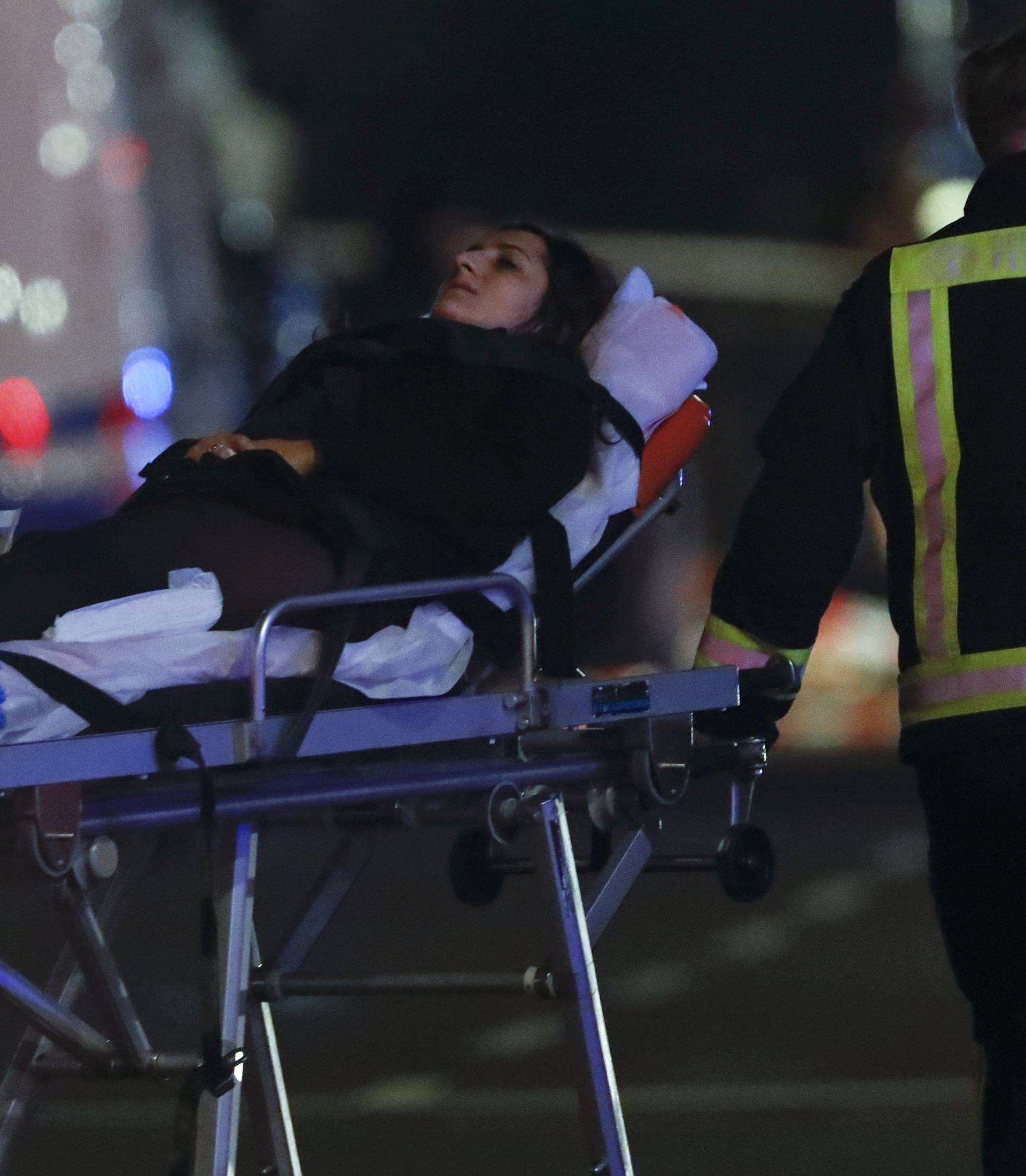 A survivor of an accident with a Polish truck is rescued in Berlin