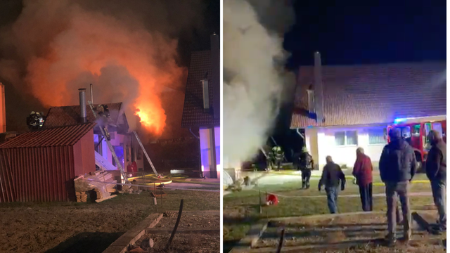 Gori kuća kod Svete Nedelje: 'Susjedi su u nevjerici gledali vatru, nekoliko sati već gori'