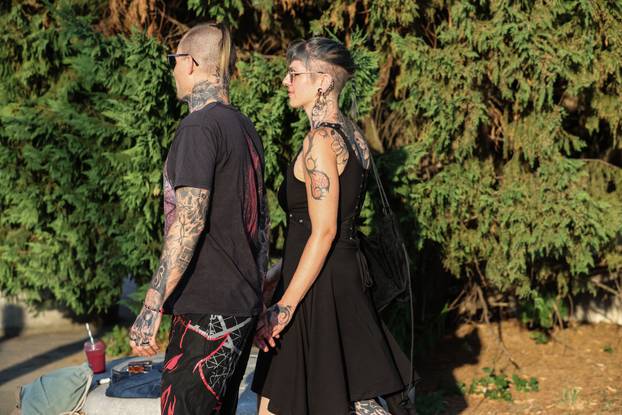 Zagreb: Atmosfera oko Arene uoci koncerta Marilyna Manson.