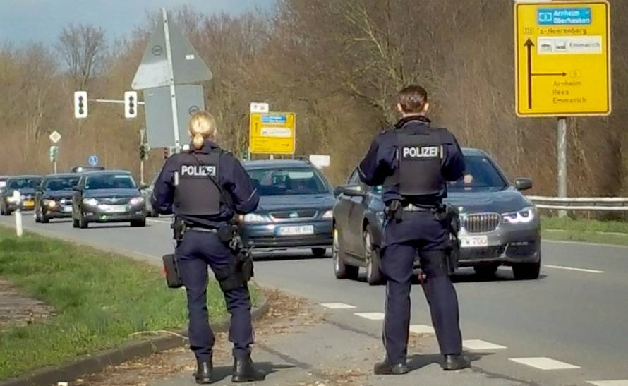 Police checks at the border