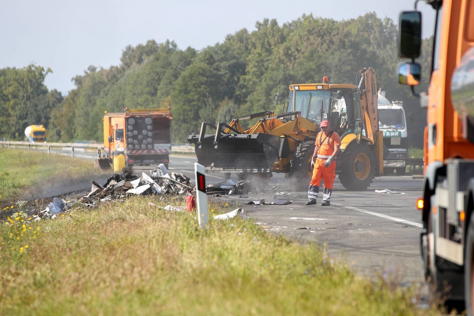 Završen je očevid na mjestu jučerašnje prometne nesreće na  autocesti A3 kod Ježeva