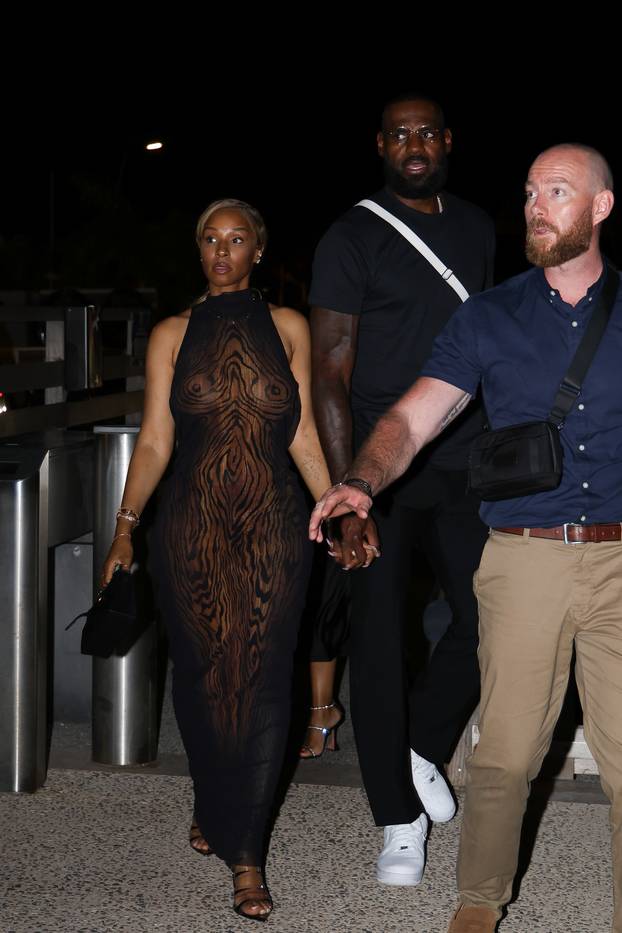 LeBron James And Savannah James Turn Heads In Saint Tropez - 24 Jul 2025