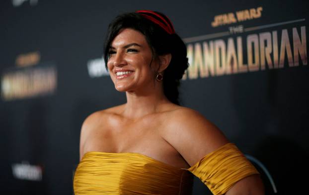 FILE PHOTO: Cast member Carano poses at the premiere for the television series "The Mandalorian" in Los Angeles