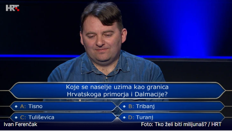 Programera 'zeznulo' pitanje o granici Hrvatskog primorja i Dalmacije: Znate li vi odgovor?