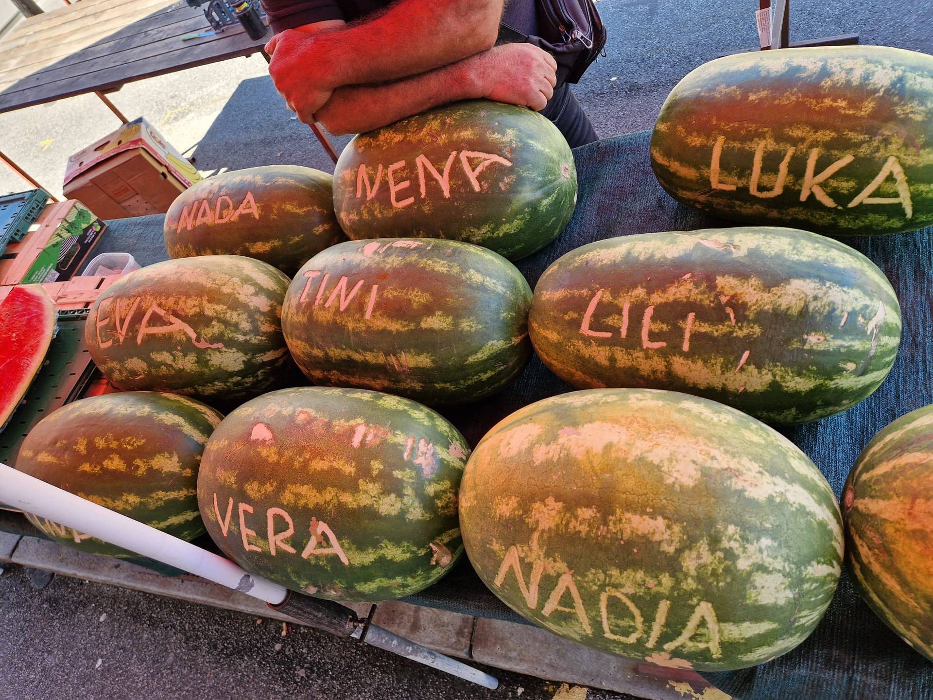 FOTO Jedini ima personalizirane lubenice: 'Kćer mi je dala ideju pa sad posao ide kao lud...'