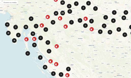 Radi li? Ova stranica pokazat će vam na karti koje trgovine rade