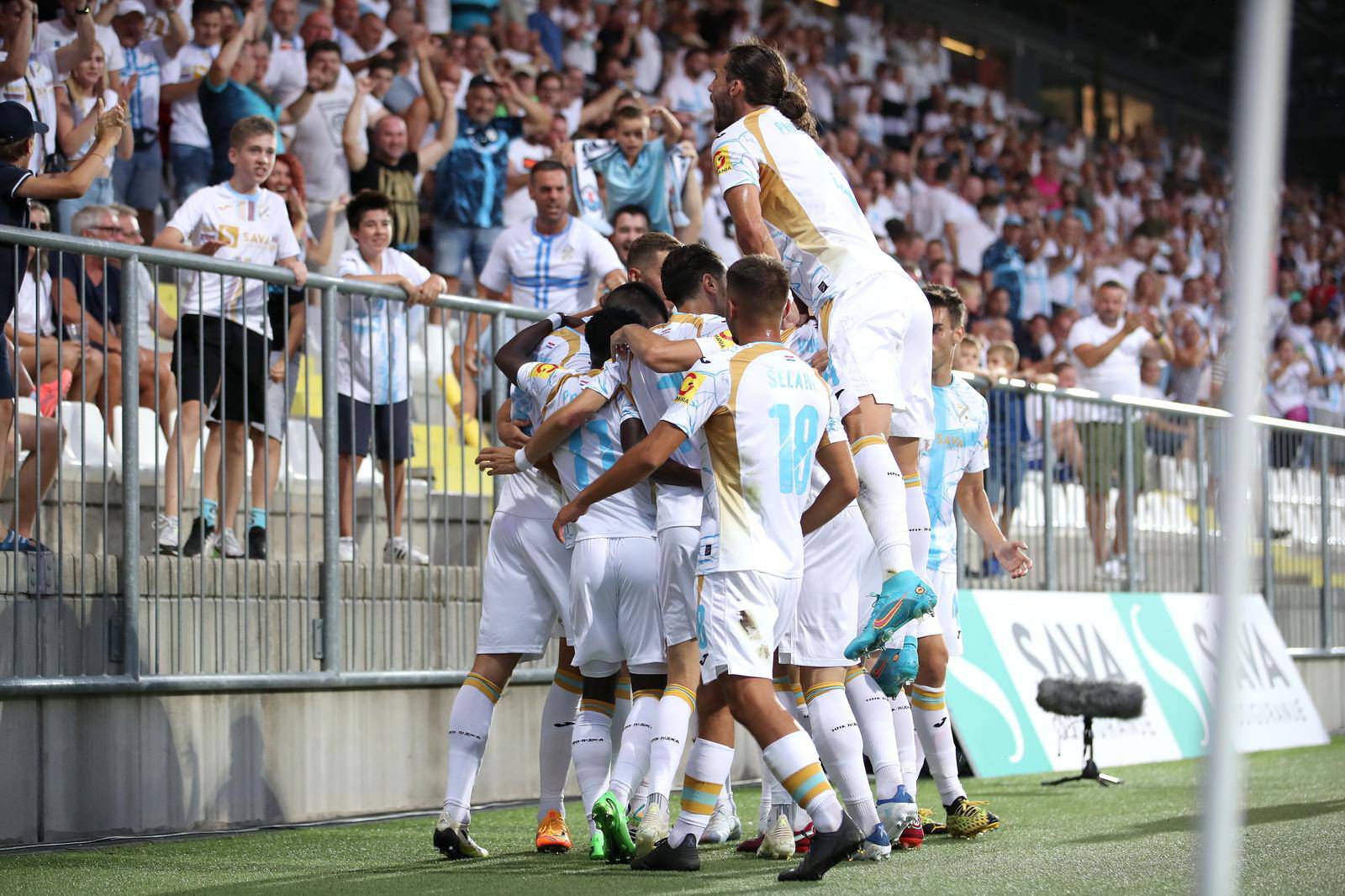 Prva utakmica 2. pretkola UEFA Konferencijske lige HNK Rijeka - Djurgardens