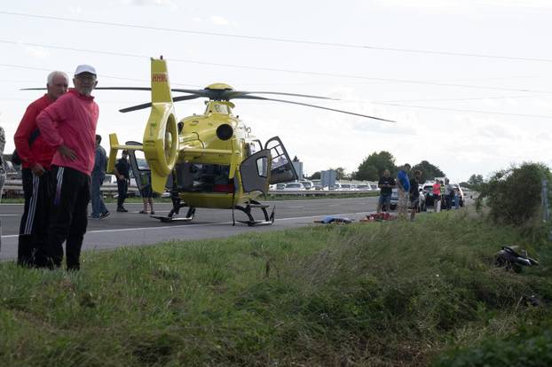 Sveti Ivan Zelina: Sudar automobila i motora na autocesti A4 u smjeru Zagreba