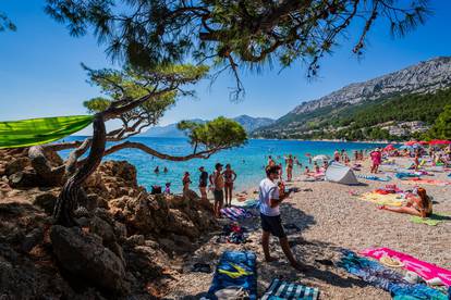 FOTO Brela: Plaža Punta Rata jedan je od simbola Hrvatske