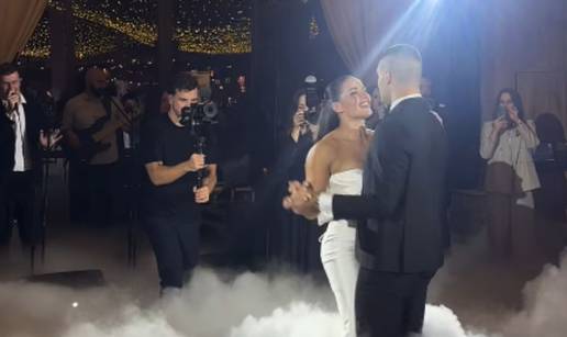 Prvi ples uz Olivera i glamur: Pogledajte kako je bilo na vjenčanju Barbare Matić