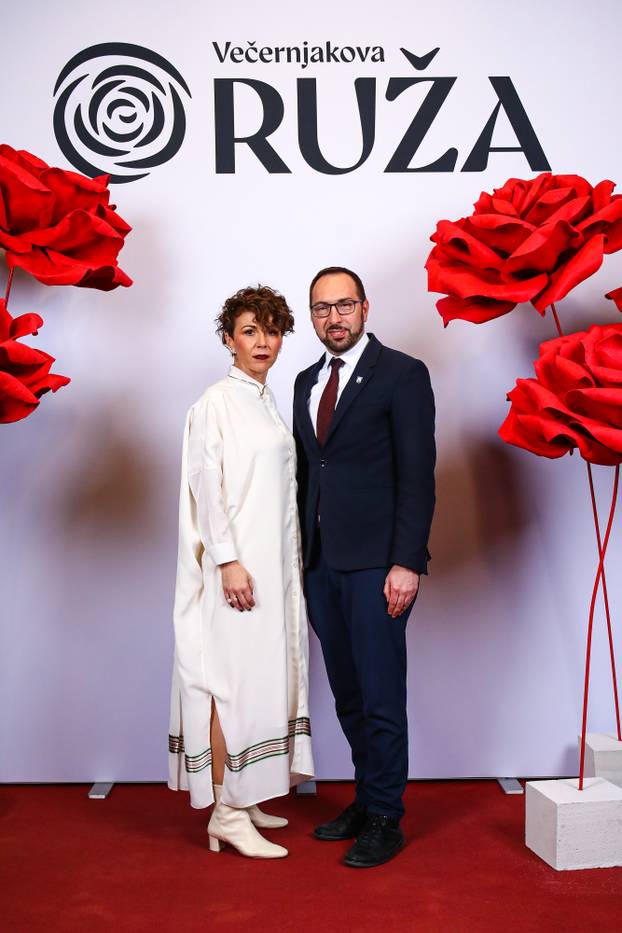 Zagreb: Photo wall na dodjeli medijske nagrade "Večernjakova ruža"