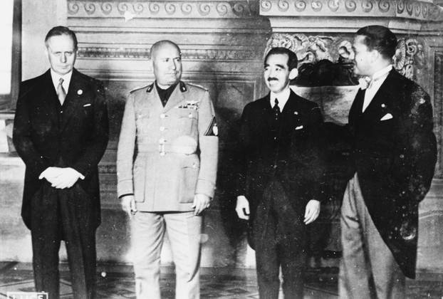 Anti-Kominternpakt / Mussolini, Ribbentrop.