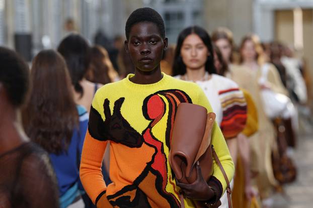 Gabriela Hearst Womenswear Spring/Summer 2026 collection during Paris Fashion Week