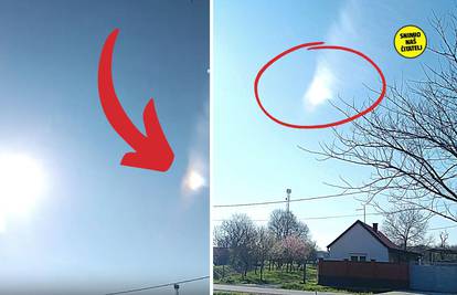 Hrvatica snimila čudnu pojavu na nebu: 'NLO ili novo Sunce? Samo je odjedanput nestalo!'