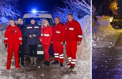 Hitna u BiH satima se probijala kroz snijeg do malog pacijenta: Na respiratoru je, a nema struje