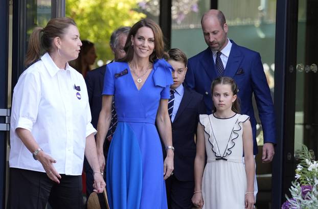 Prince William and Princess Catherine attend the Wimbledon Tennis Men's finals